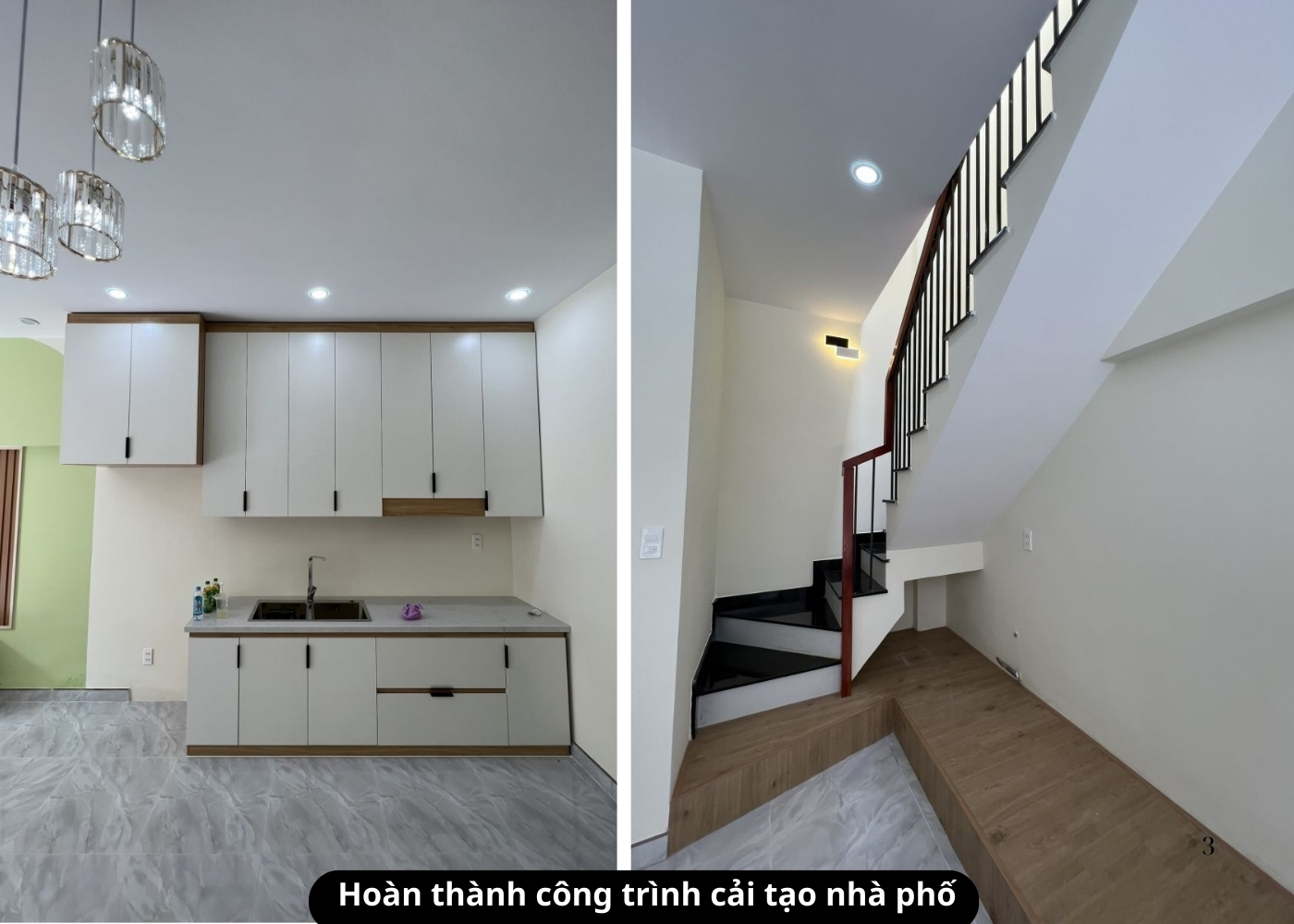 Cải tạo nhà phố 2 tầng mái bằng