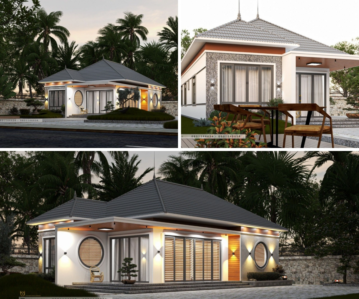 Nhà cấp 4 mái nhật 170m2