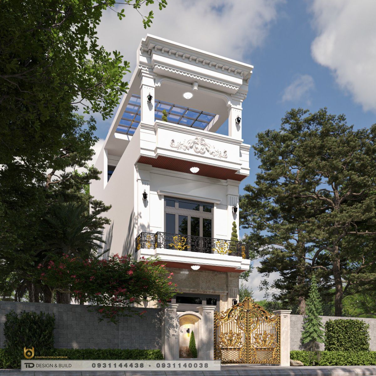 Giá thiết kế nhà phố 100m2