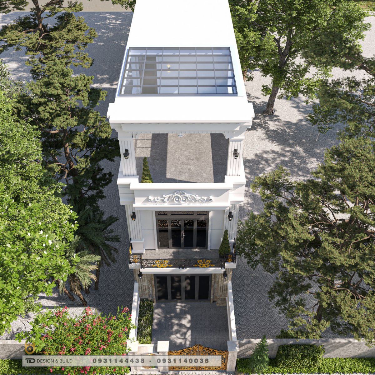 thiết kế nhà phố 100m2.7