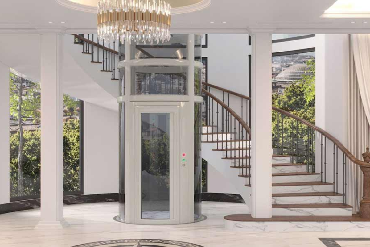 Giá thiết kế nhà ống có thang máy