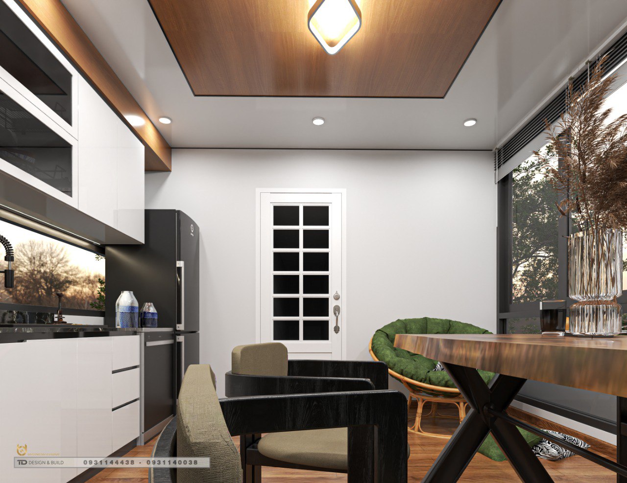 Mẫu thiết kế sân thượng đẹp cho nhà ống.4