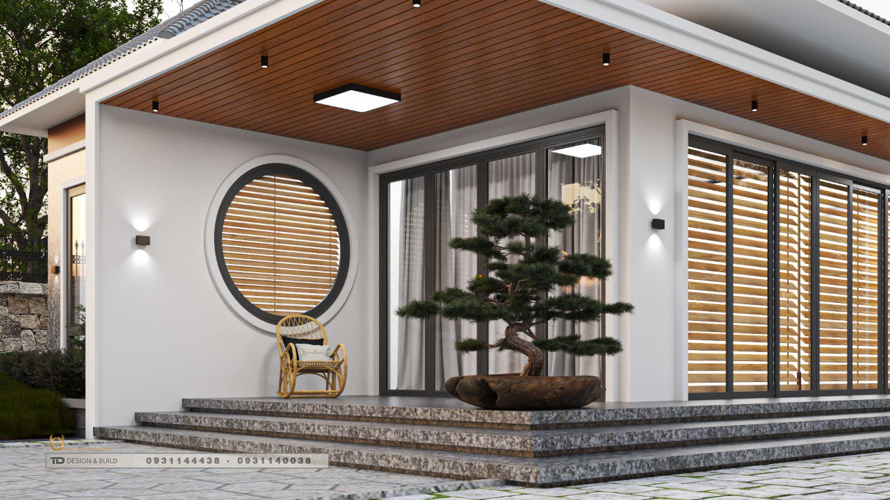Đặc điểm thiết kế nhà cấp 4 mái nhật 170m2.8