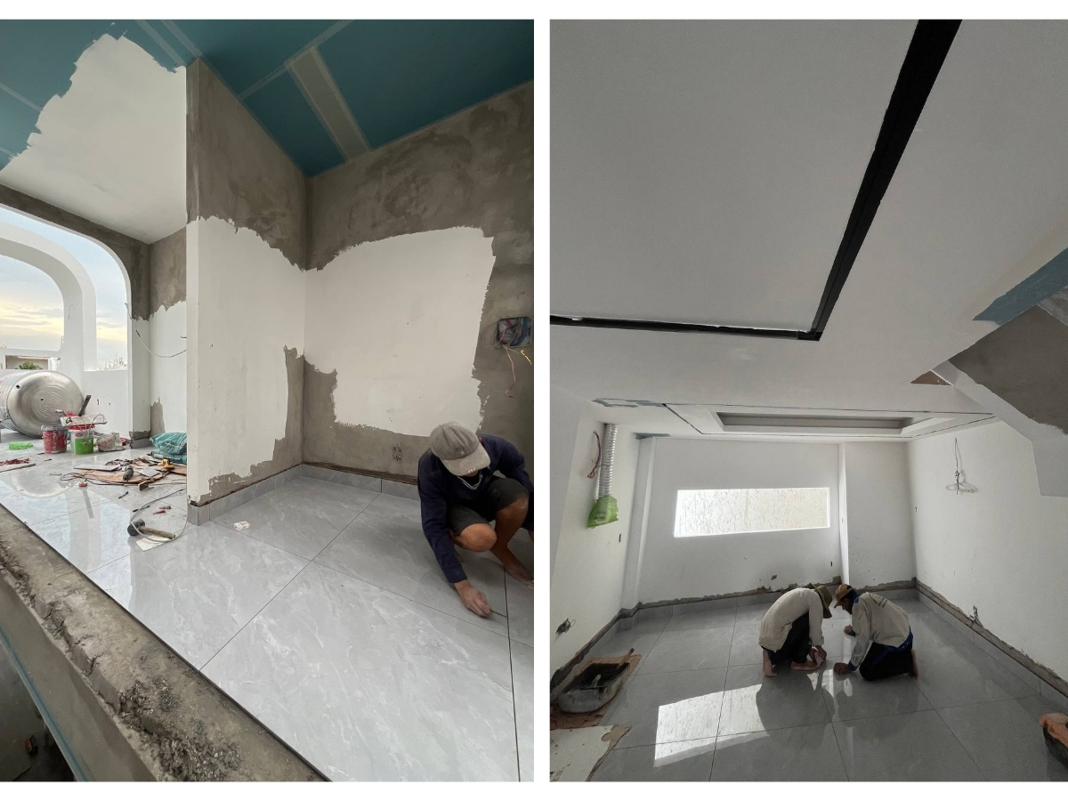 Thi công nhà phố 4