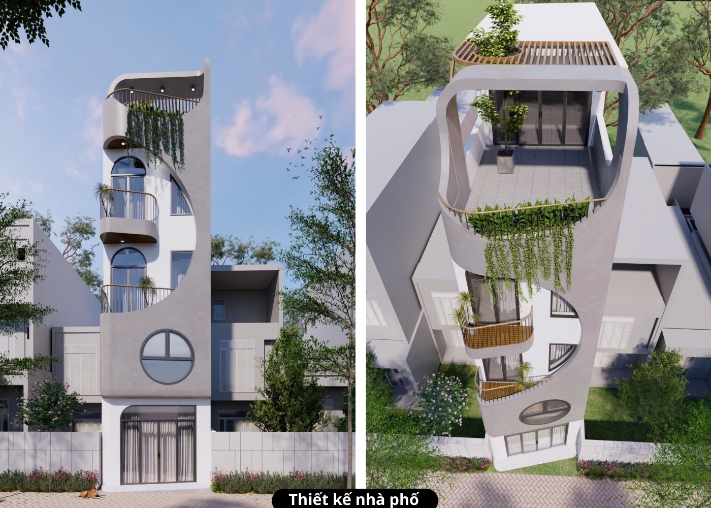Thiết kế nhà phố Tân Bình