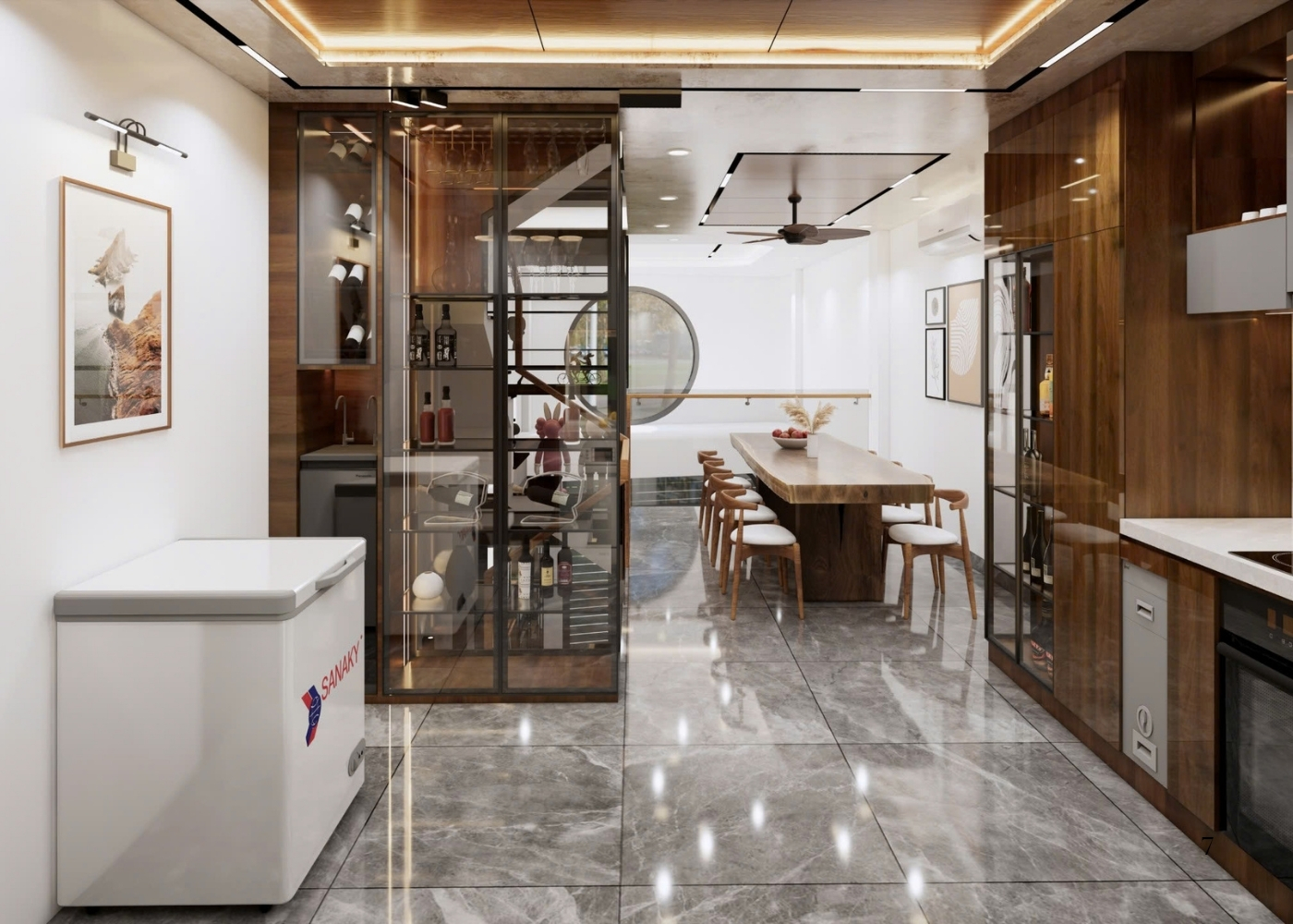 Thiết kế nhà phố Tân Bình