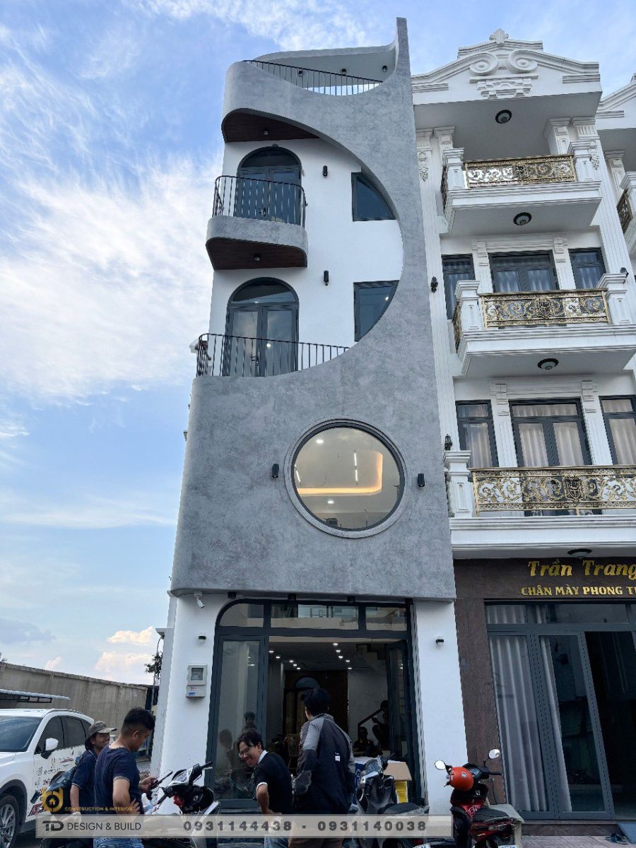 thiết kế nhà ống 5 tầng - 1