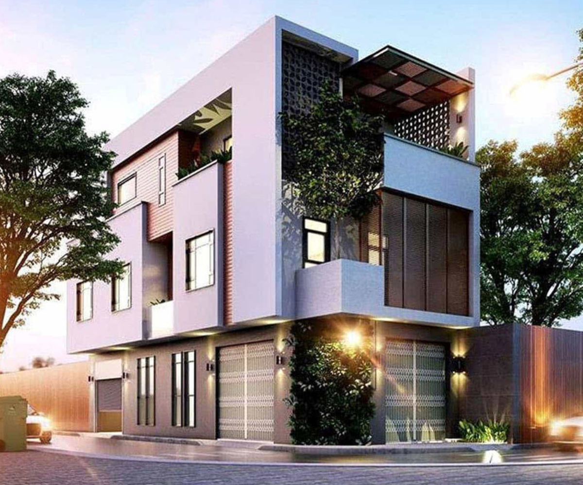 Ưu nhược thiết kế nhà phố 2 mặt tiền