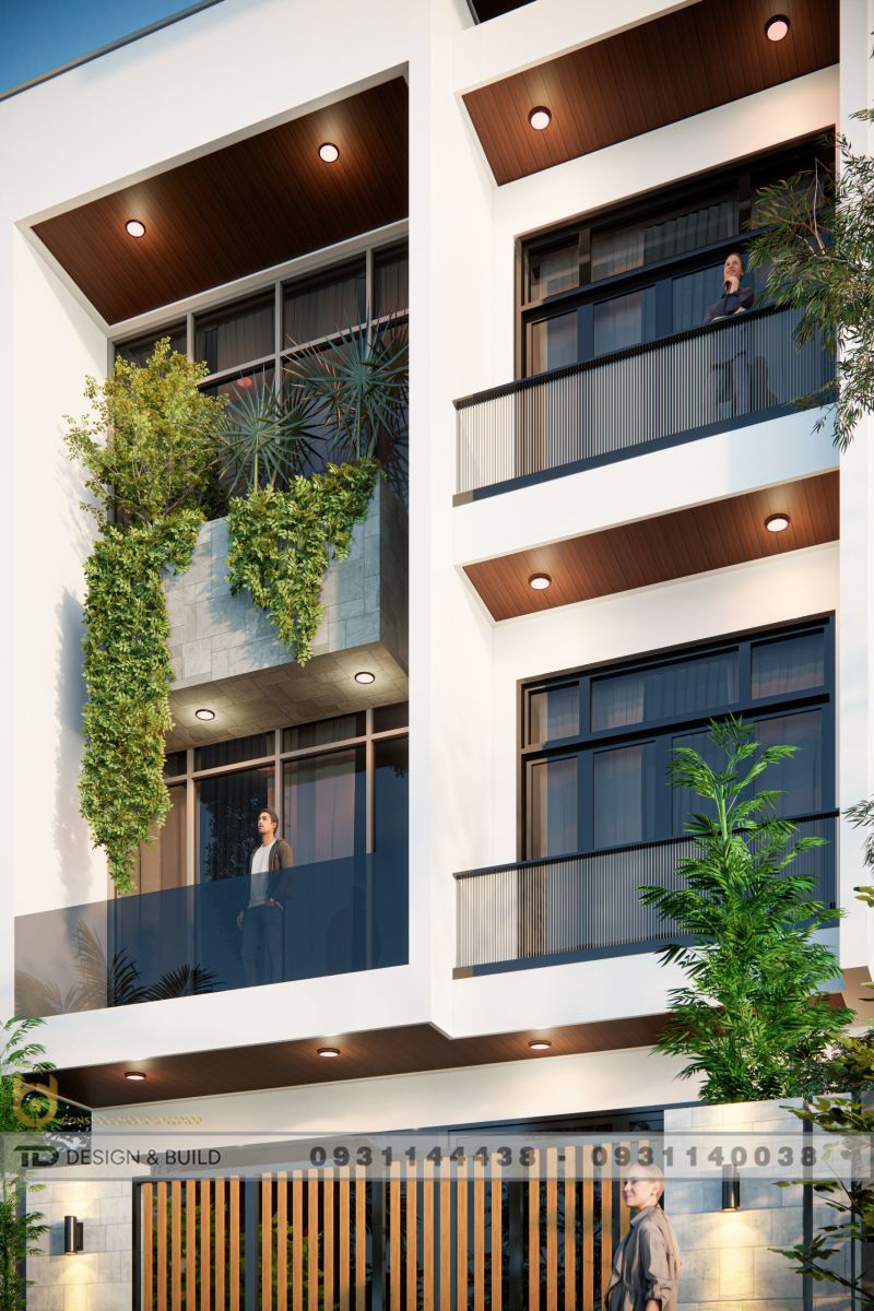 Thiết kế nhà phố hiện đại - 1