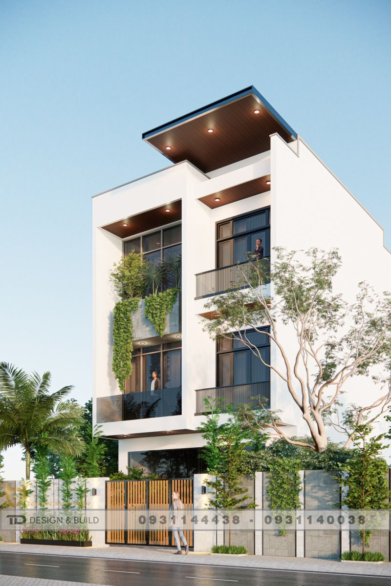 Thiết kế nhà phố hiện đại - 1