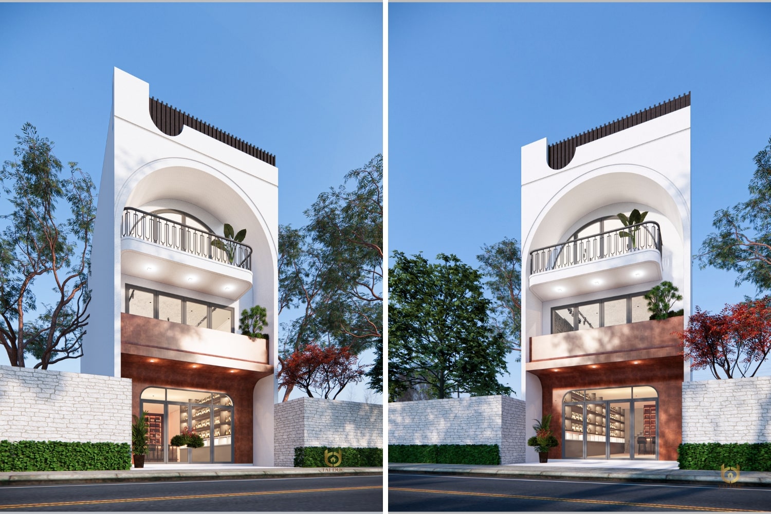 Thiết kế nhà ống 3 tầng