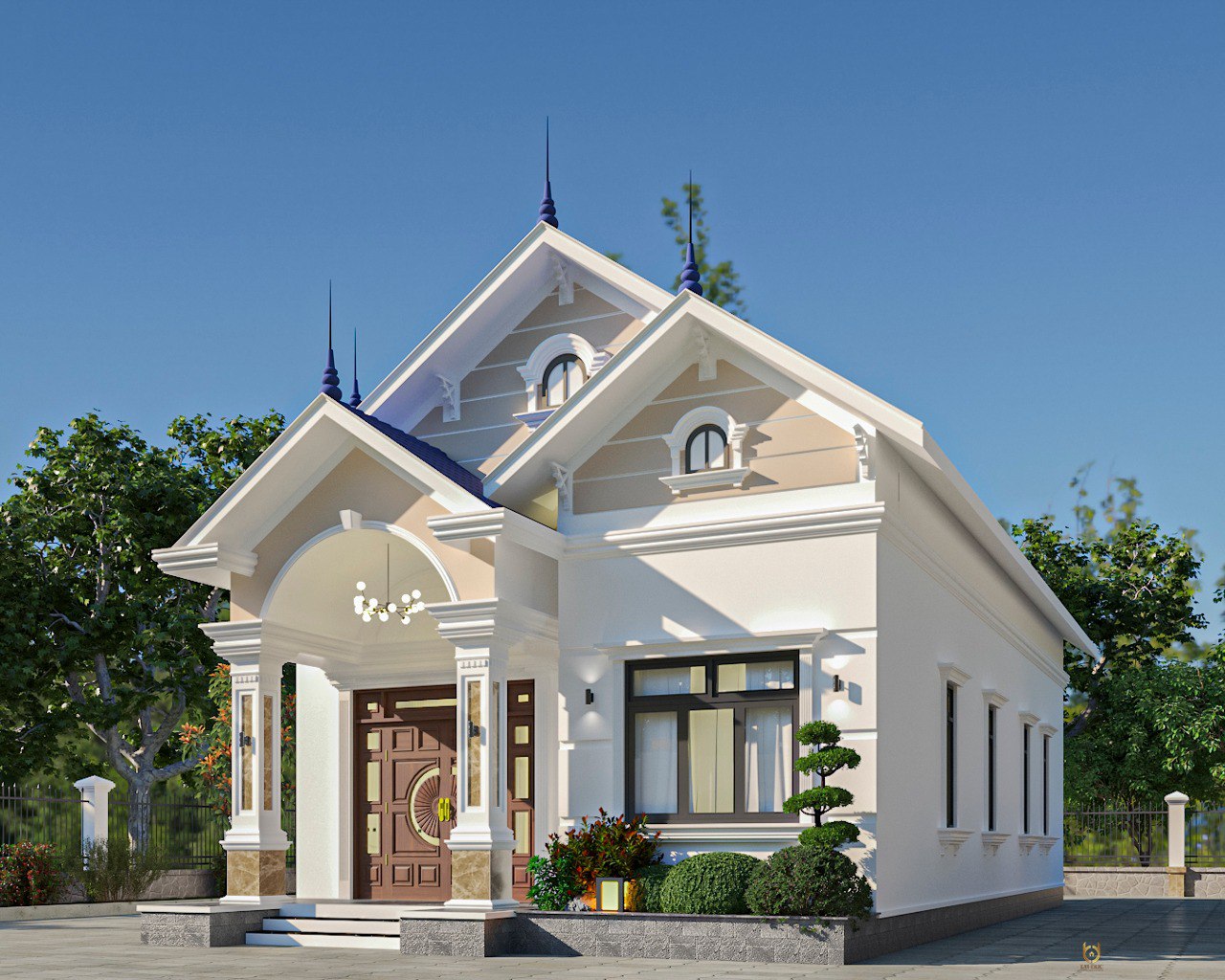 Dịch vụ thi công nhà cấp 4 mái thái 120m2 trọn gói