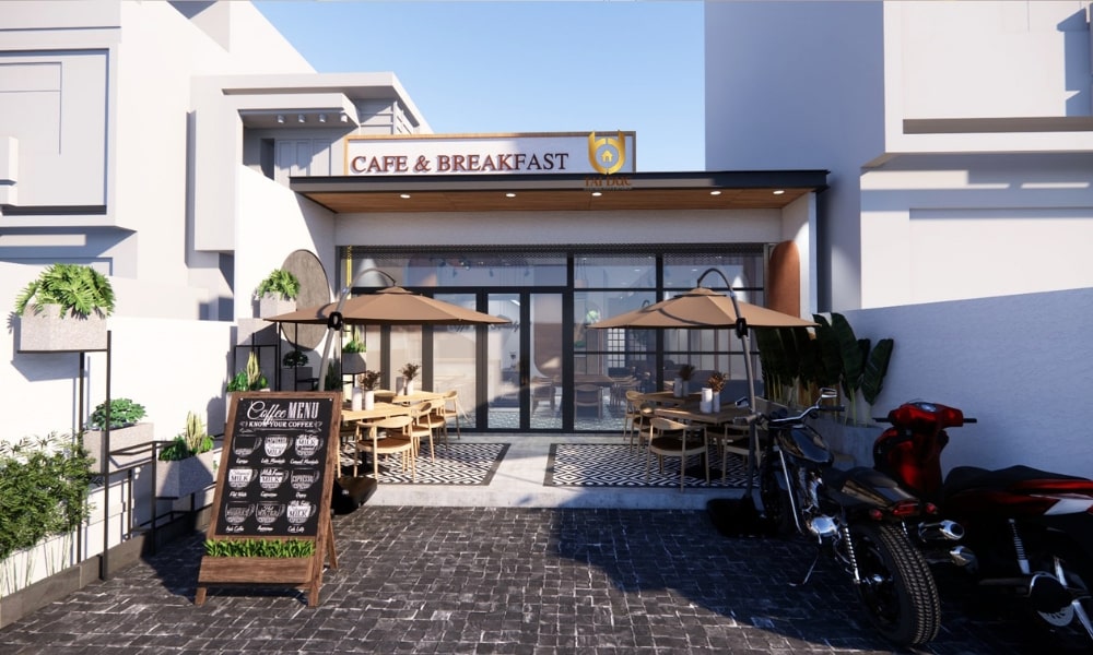 Thiết kế quán cafe & Breakfast